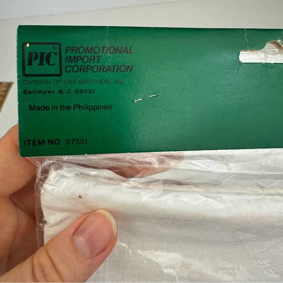 Vtg Sealed NIP Holiday Potholder Christmas Tree Santa Face Gold Silver Accents - Picture 8 of 10